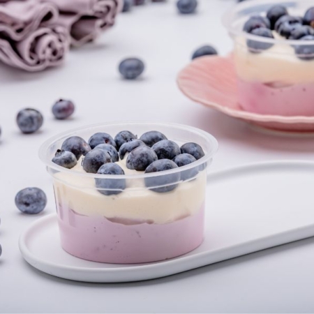 Dezert Mascarpone s borůvkami