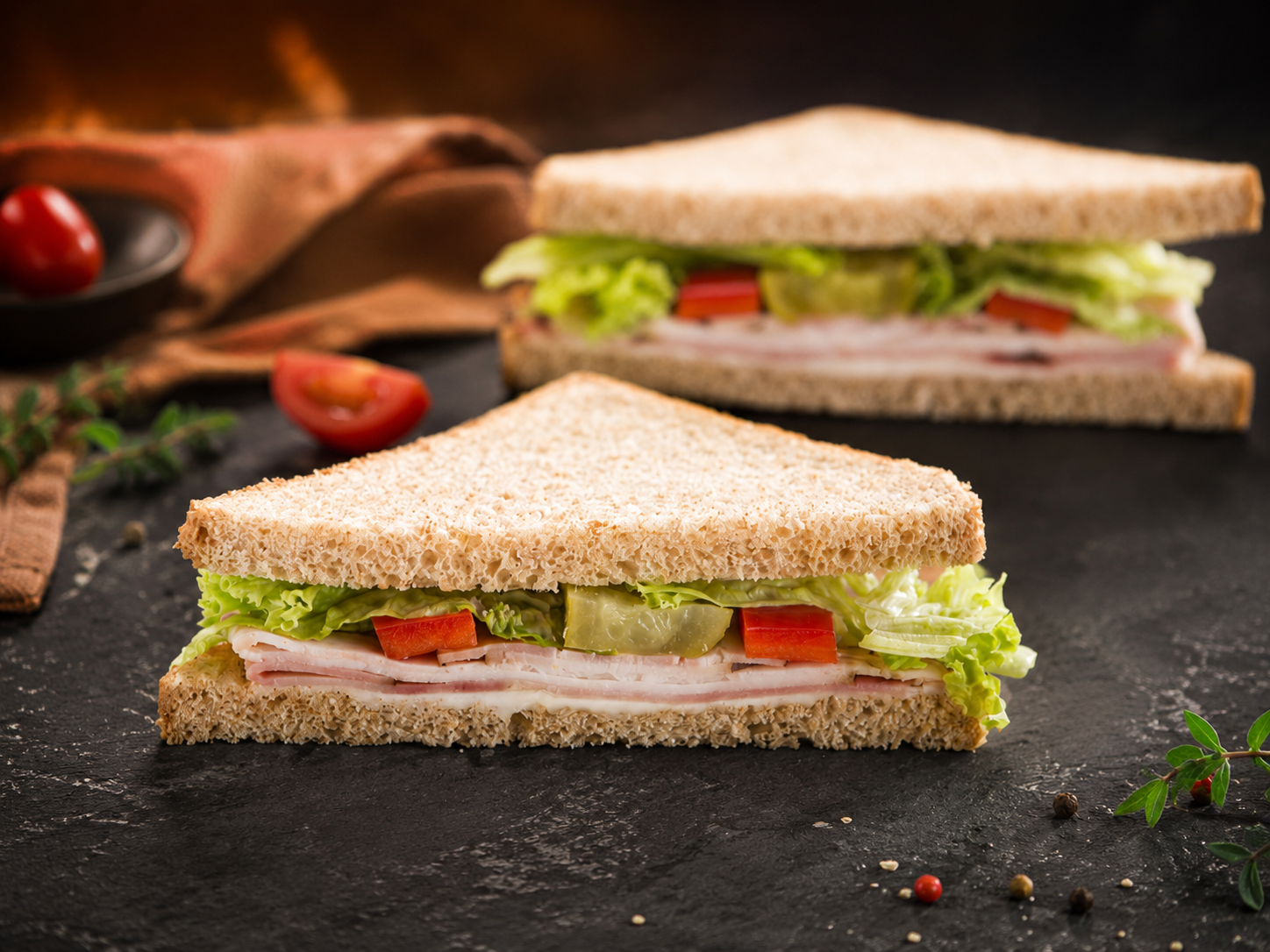Toast s anglickou slaninou