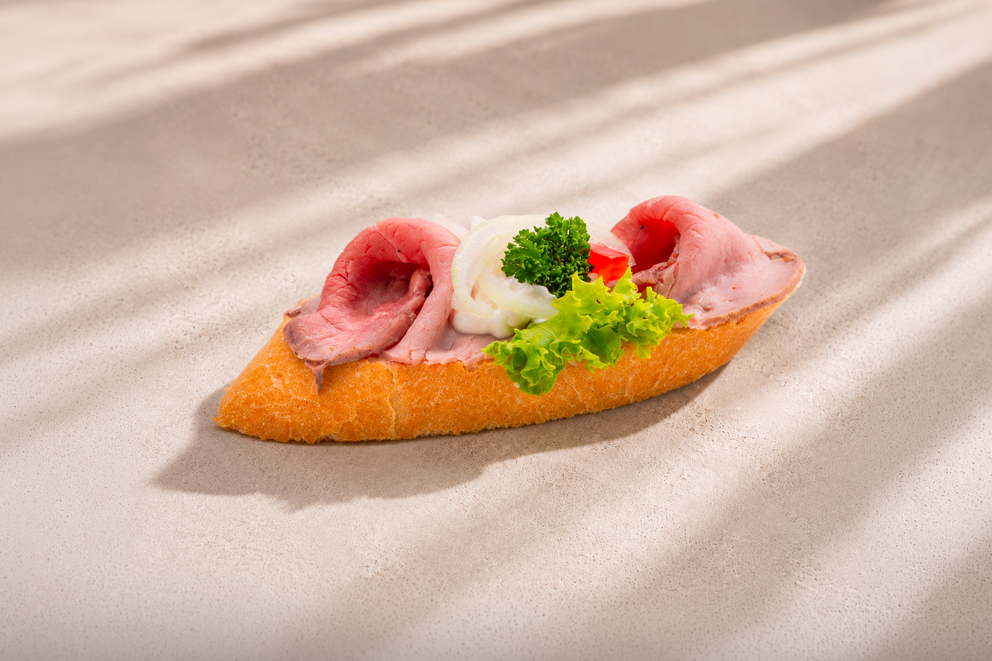 Chlebíček roastbeef Libeřské lahůdky