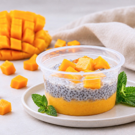 Dezert Chia pudink s mangem